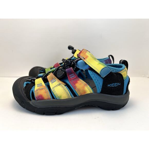 KEEN Unisex Child Newport H2 Closed Toe Water Sandals‎ Rainbow Tie Dye US 1 kids - Picture 2 of 12